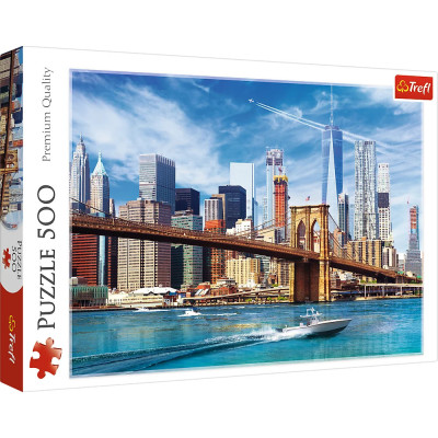 Puzzle - Pohled na New York, 500 dílků