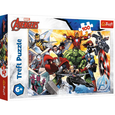 Puzzle - Síla Avengers, 100 dílků