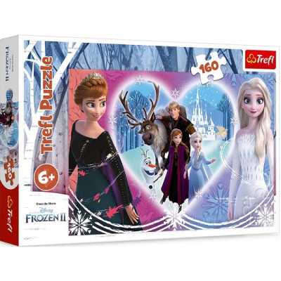 Puzzle - Frozen/Ledové království, 160 dílků