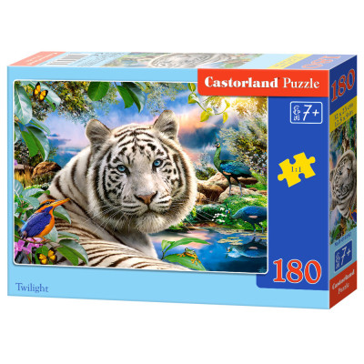 Puzzle - Bílý Tygr, 180 dílků