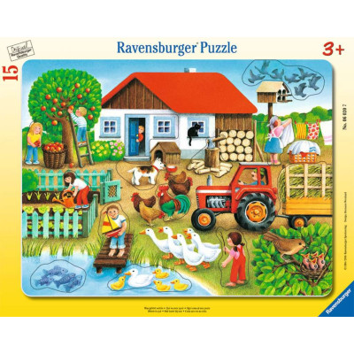Puzzle - Co kam patří, Farma, deskové
