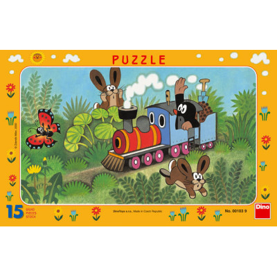 Puzzle - Krteček a lokomotiva, Deskové