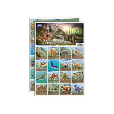Vystřihovací pexeso - Dinosauři