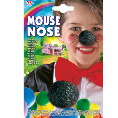 Molitanový nos Myš - černý