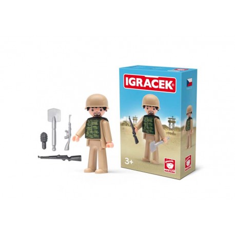 IGRÁČEK - voják s doplňky IGRÁČEK - voják s doplňky