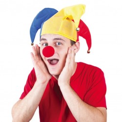 Čepice a nos klaun