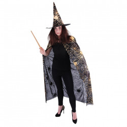 Plášť čarodějnice/halloween s kloboukem