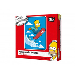 Puzzle The Simpsons - Bart na snowboard