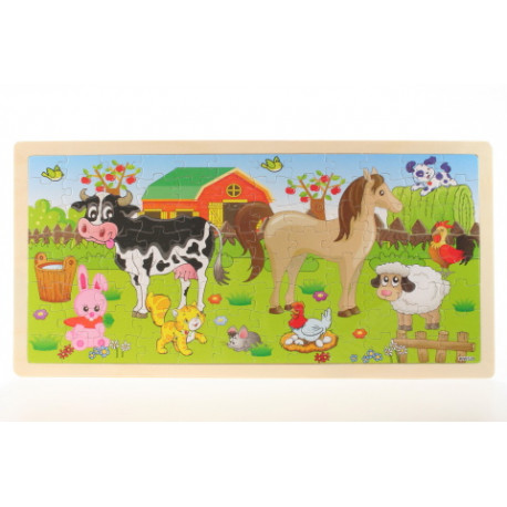 Puzzle zvířátka - dřevěné Puzzle zvířátka - dřevěné